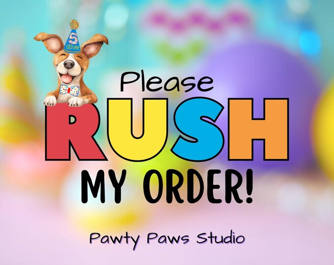 RUSH Processing Upgrade 2 Business Days ( please read description)