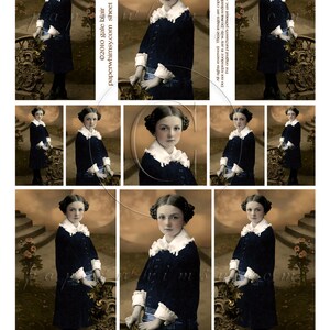 PaperWhimsy Digital Download Collage Sheet 172 PDF
