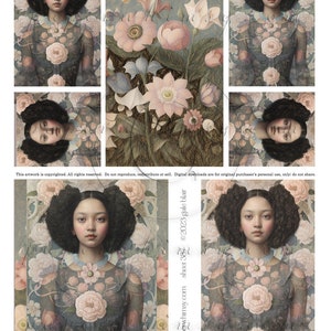 PaperWhimsy Digital Download Collage Sheet 387 PDF