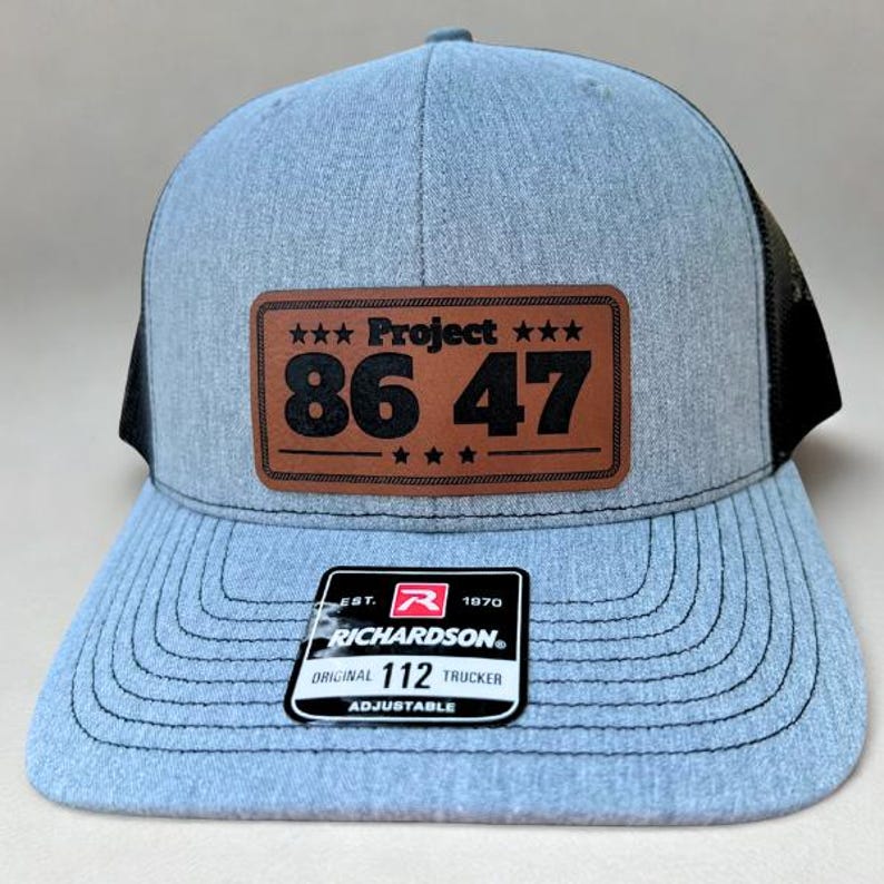Snapback Trucker Hat for Protest - Project 8647 Pro Democracy Hat image 4