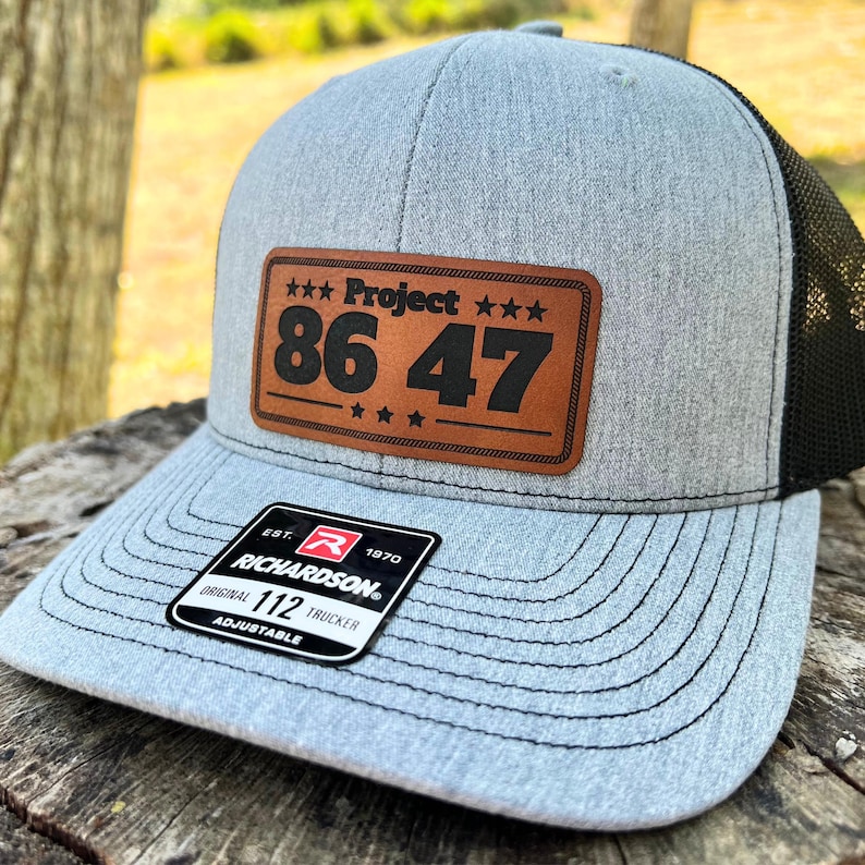 Snapback Trucker Hat for Protest - Project 8647 Pro Democracy Hat image 3