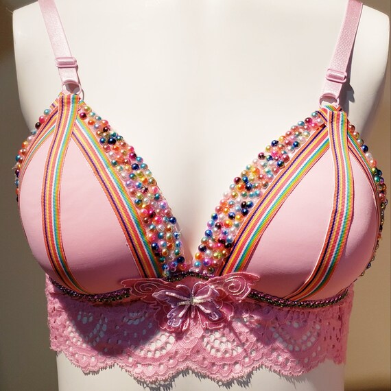 bedazzled bra