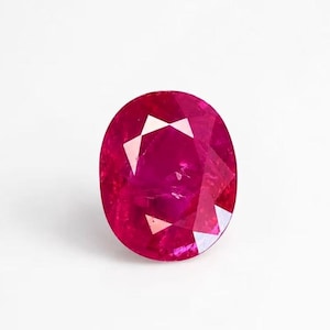 Rubi Mogok da Birmânia, natural, não aquecido, com certificado GRS, 5,13 ct. Coleção