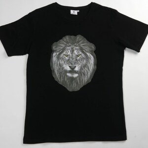 Motion Graphic T-shirt The Lion King Who Roared 3D-geprint dier, cool T-shirt voor heren afbeelding 6