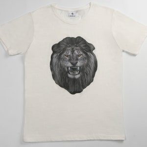 Motion Graphic T-shirt The Lion King Who Roared 3D-geprint dier, cool T-shirt voor heren afbeelding 5