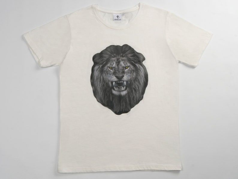 Motion Graphic T-shirt The Lion King Who Roared 3D-geprint dier, cool T-shirt voor heren afbeelding 5