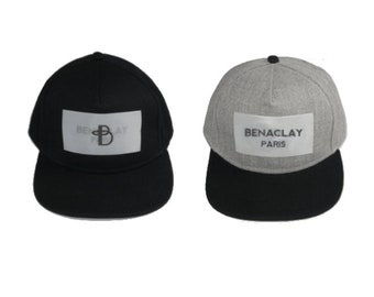 Set van 2 petten met Hologram 3D-logo - Twee snapbacks Gemaakt in Frankrijk