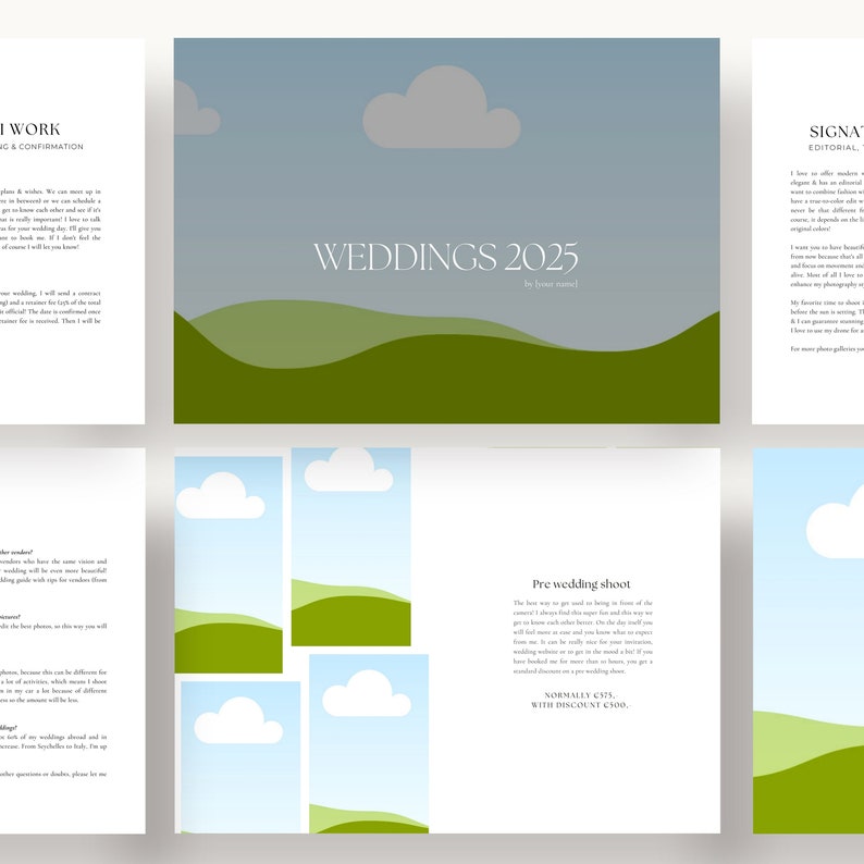 Nederlandse trouwbrochure template voor fotografen Dutch pricing guide photographers Canva template DUTCH VERSION afbeelding 6