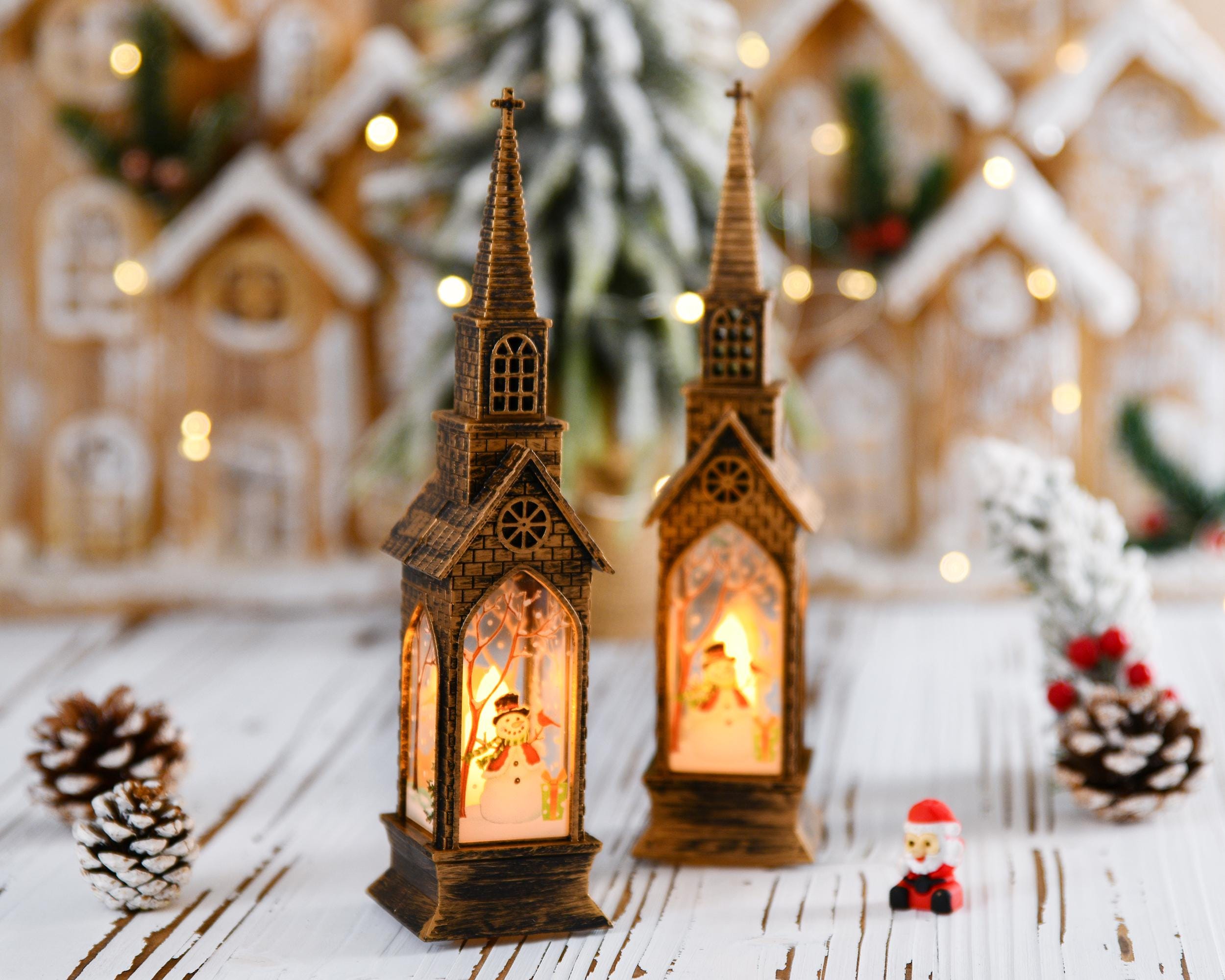 LED Christmas Wind Lantern: Delightful decoration, magical night light, Christmas magical decoration, light up your cozy holiday home