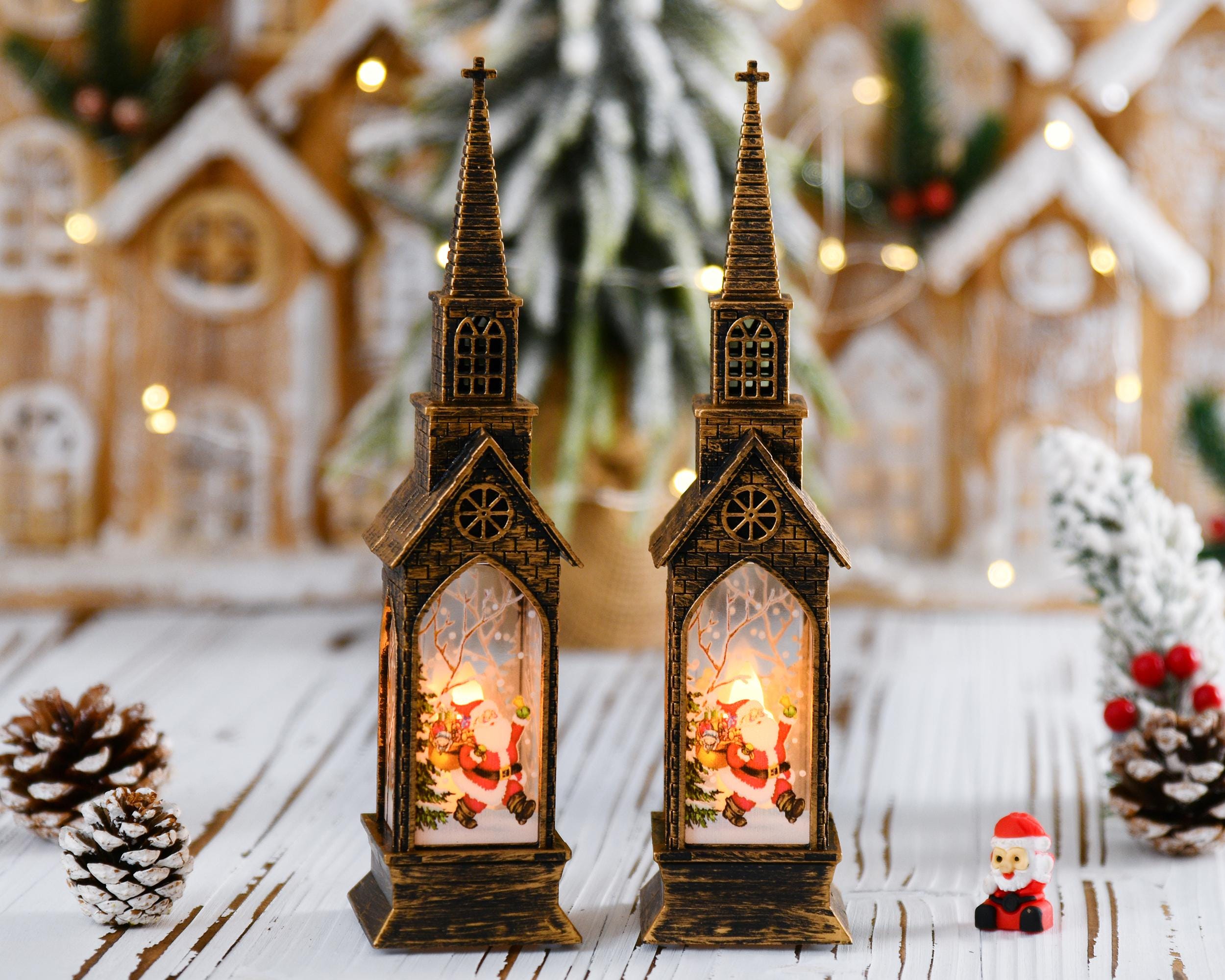 LED Christmas Wind Lantern: Delightful decoration, magical night light, Christmas magical decoration, light up your cozy holiday home
