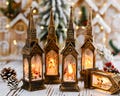 LED Christmas Wind Lantern: Delightful decoration, magical night light, Christmas magical decoration, light up your cozy holiday home