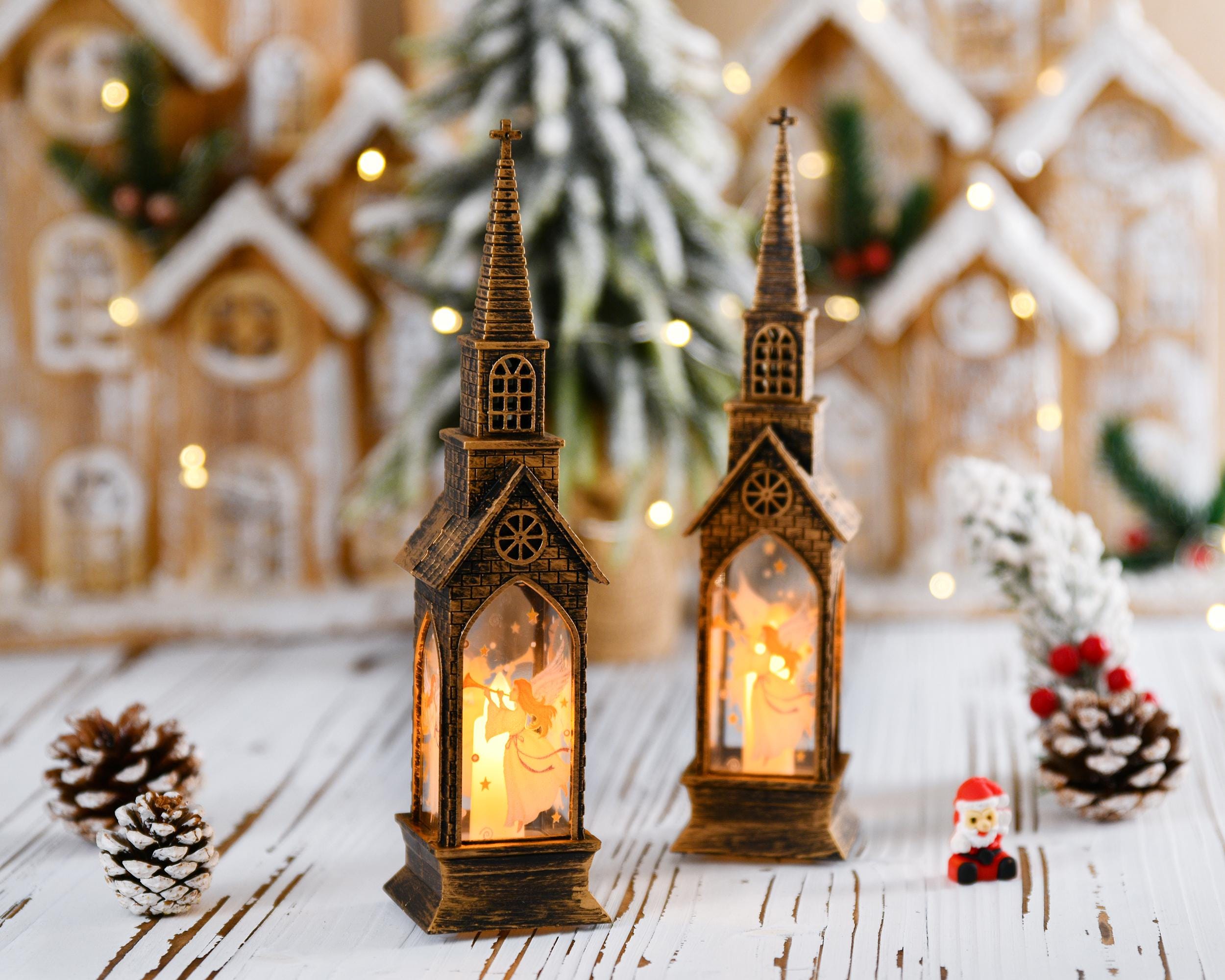 LED Christmas Wind Lantern: Delightful decoration, magical night light, Christmas magical decoration, light up your cozy holiday home