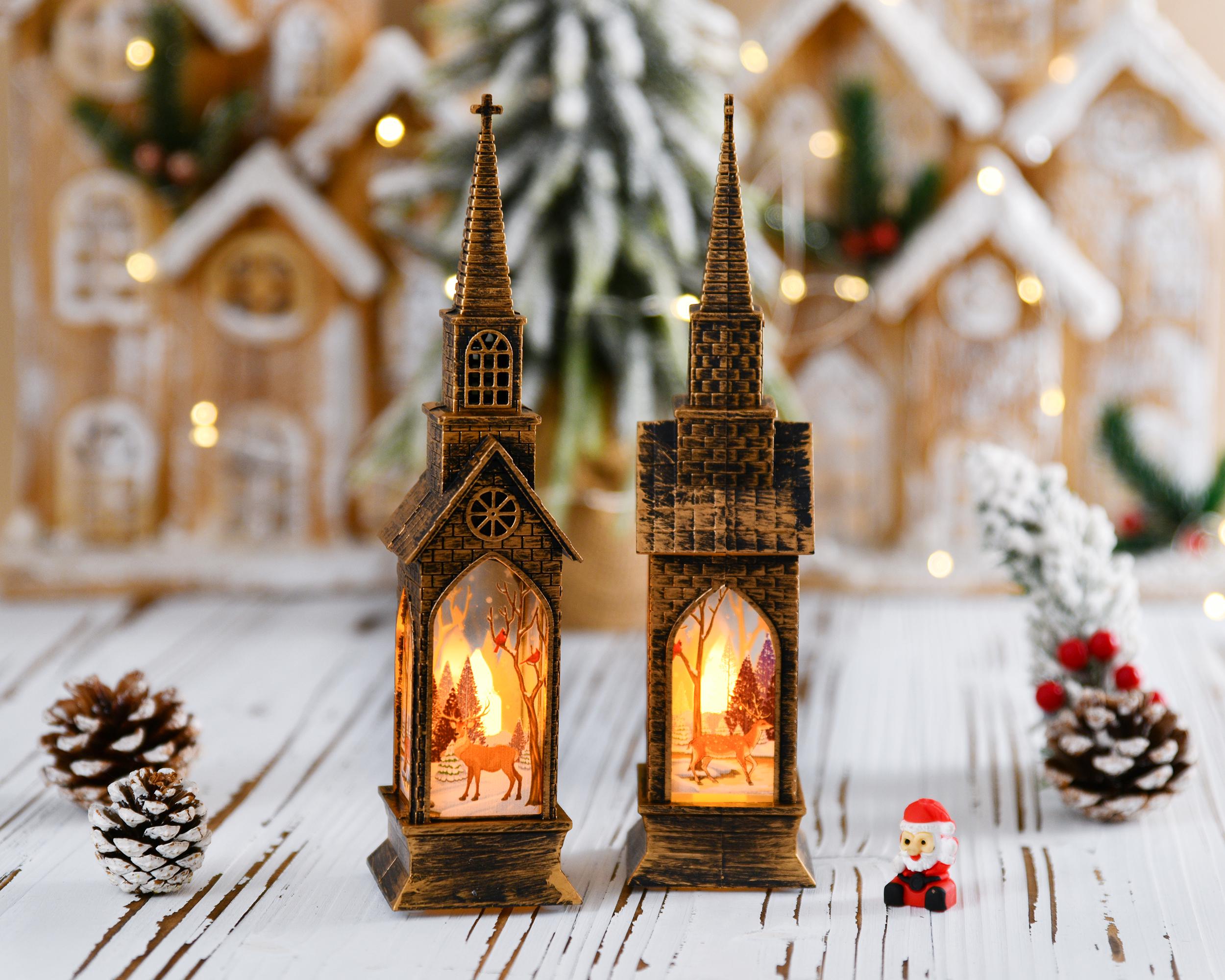 LED Christmas Wind Lantern: Delightful decoration, magical night light, Christmas magical decoration, light up your cozy holiday home