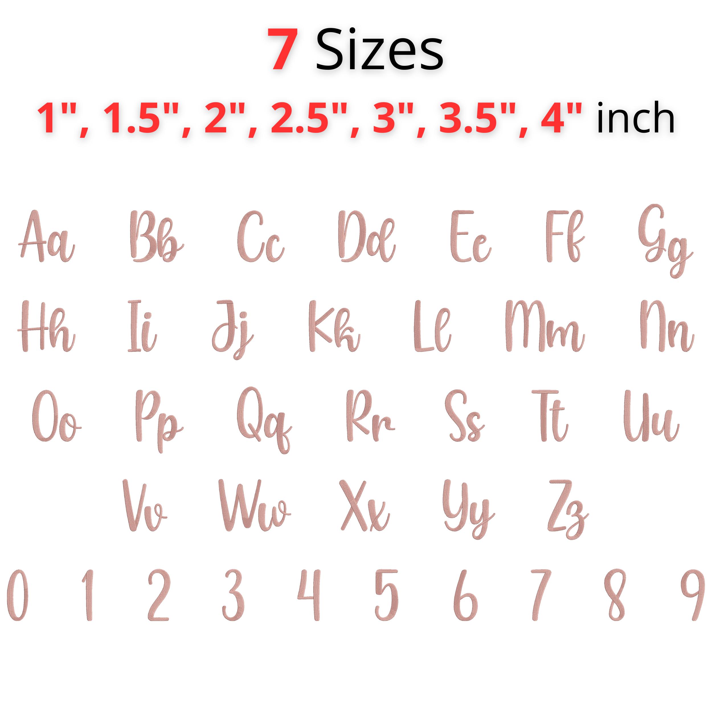 Rustica Script Rustica Embroidery Script Font | Machine Embroidery Alphabet | BX Font ...