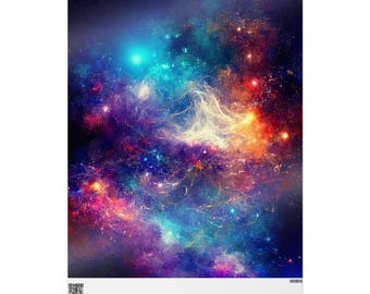 Papeles de regalo Cosmos: Papel de regalo celestial, regalos con temática espacial, hojas de papel de regalo galáctico, rollo de papel de regalo de estrellas, decoración del universo.