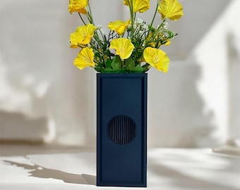 STL - 3D Printer File for Geometric Vase - Commercial License - Digital Download for 3D Printing, Home Decor Vase for Flowers and Plants