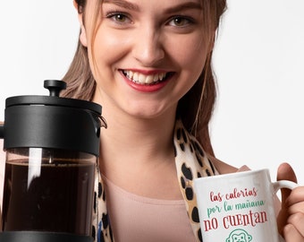 Regalo divertido para ella, regalo divertido para él, taza de 11 oz, taza para niña, taza de chocolate.