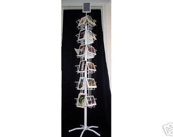 24 Pocket 5x7 Greeting Card Rack Vertical and Horizontal Pockets 12 each - Combo