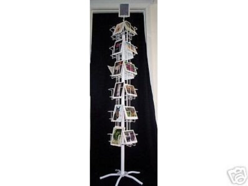 24 Pocket 5x7 Greeting Card Rack Vertical and Horizontal Pockets 12 ...