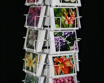 Post Card Display Rack 20 pockets 4X6 Spinner postcard Carousel Made in the USA