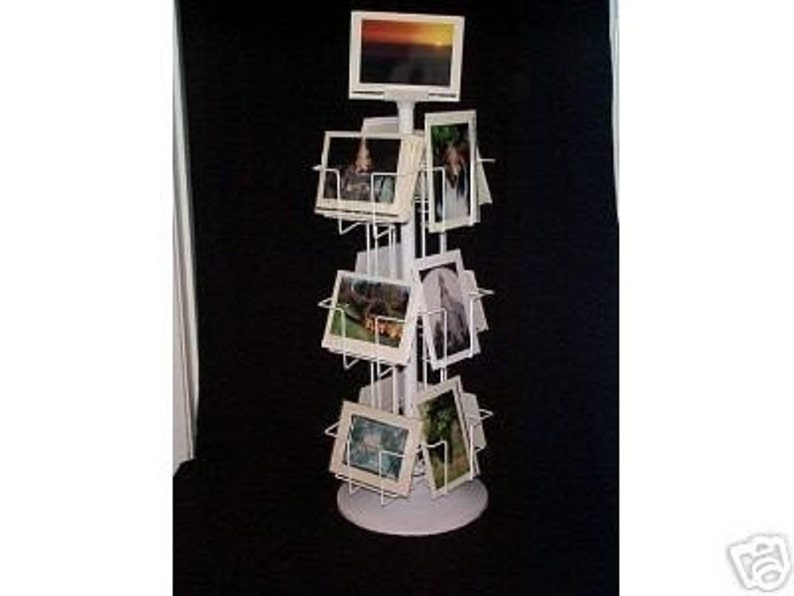 12 Pocket 5x7 Greeting Card Rack Vertical and Horizontal Pockets 6 Each Combo Etsy