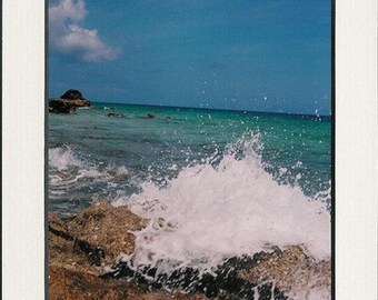 699 5x7 Matted  Bermuda Print Signed Photography Photograph Vertical