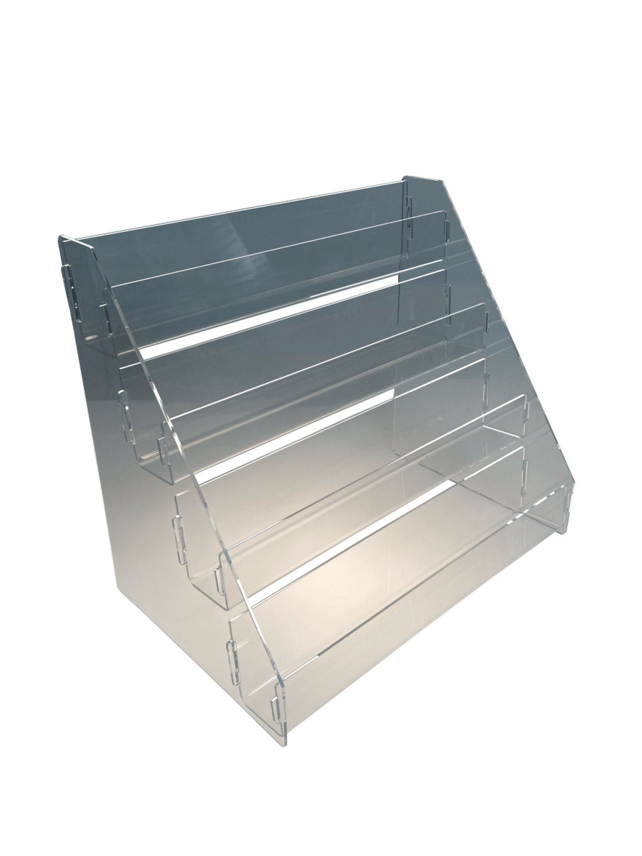 Note Card Display Racks OPTIONS 3 TIER 4 TIER Note Greeting Card Display Rack New Acrylic 3 ...