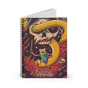 Adventure Time Spiral Notebook - Fun, Creative, and Colorful Design for Fans, School Journal, Gift for Kids, Note-taking, Unique Art