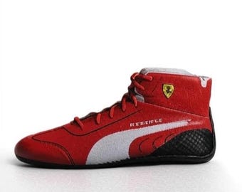 Handmade F1 Go Kart Racing Shoes | Customizable Race Boots