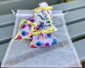 Trio of handmade lavender bags