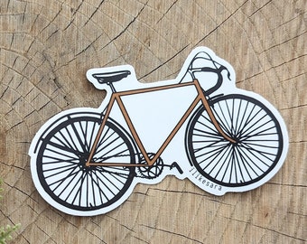bike sticker | road bike sticker | bicycle sticker | bike gift | bicycle gift | road bike gift | vintage bike sticker