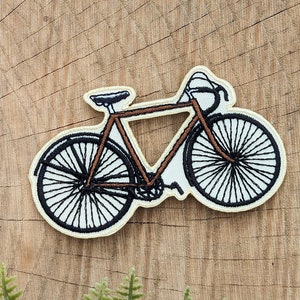 bike patch bicycle patch iron on bike patch iron on bicycle patch bike gift bicycle gift vintage bike patch image 1