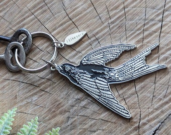 bird keychain | bird keyring | bird gift | bird key chain | bird key ring | birder keychain | birder gift | animal keychain