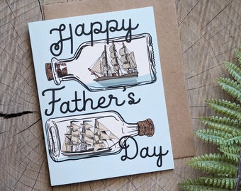 dad card | father card | father's day card | dad's day card | father gift | boating dad card | boating father's day card | boat dad card