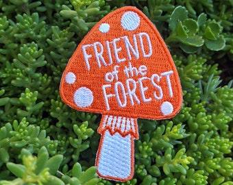 mushroom patch | forest patch | woodland patch | embroidered patch | fly agaric patch | nature patch