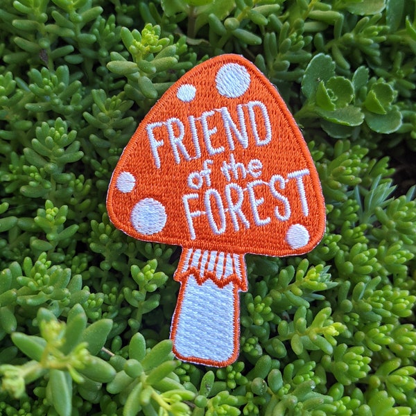 mushroom patch | forest patch | woodland patch | embroidered patch | fly agaric patch | nature patch