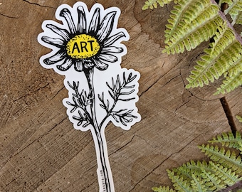 art sticker | art flower | art gift | flower sticker | flower art sticker | flower gift