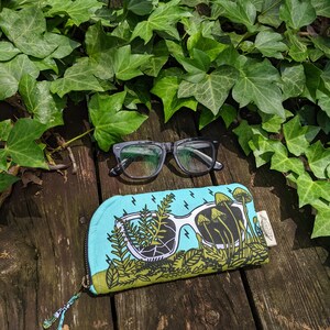 nature glasses case glasses case sunglass case sunglasses case glasses holder glasses case zipper zip glasses case image 3