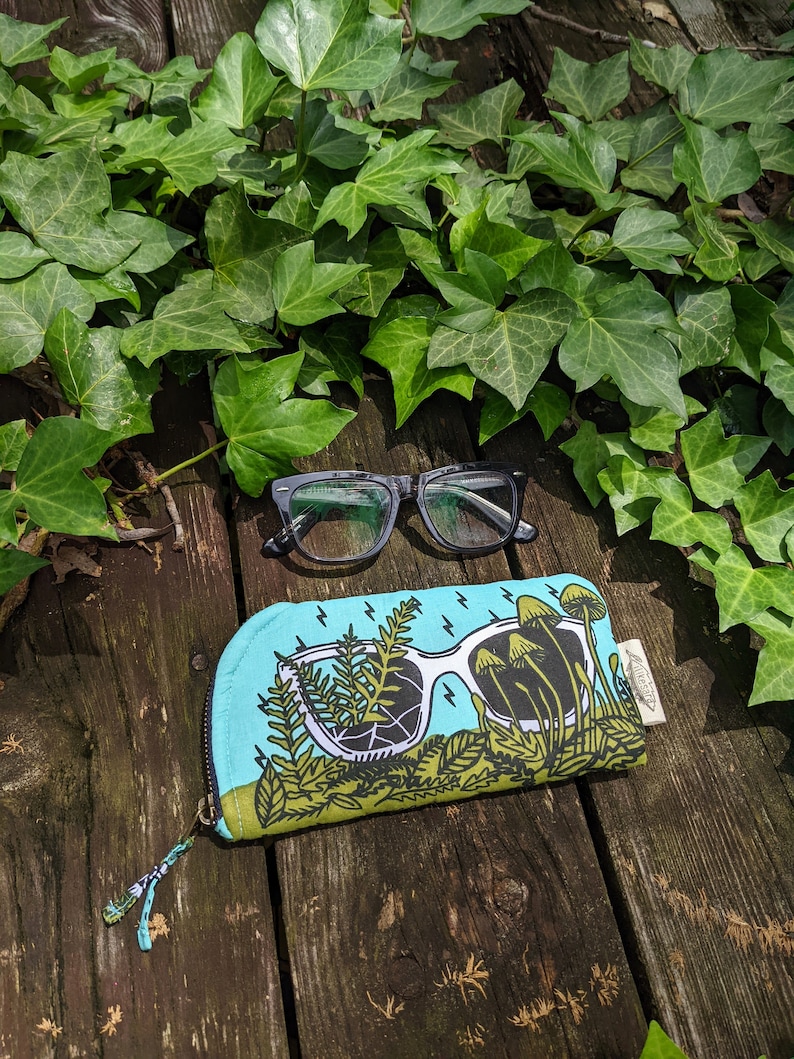 nature glasses case glasses case sunglass case sunglasses case glasses holder glasses case zipper zip glasses case image 3