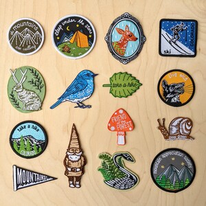 mountains patch iron on patch nature patch mountains are calling patch outdoors patch mountain patch stocking stuffer nature image 4