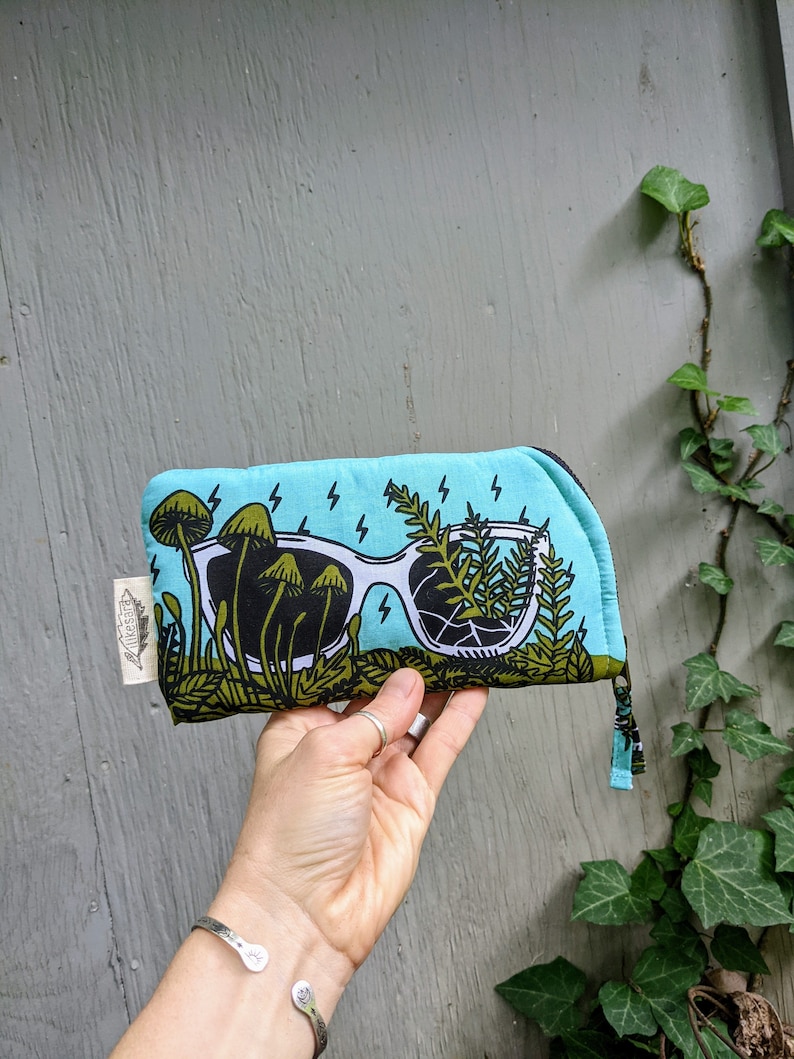 nature glasses case glasses case sunglass case sunglasses case glasses holder glasses case zipper zip glasses case image 4