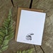 Squirrel Card | Squirrel Greeting Card | Block Printed Card | Linocut ...