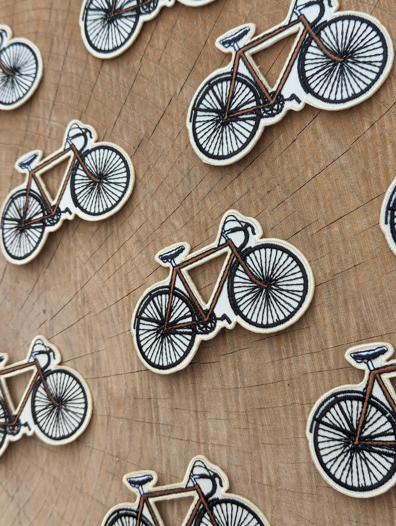 bike patch bicycle patch iron on bike patch iron on bicycle patch bike gift bicycle gift vintage bike patch image 5