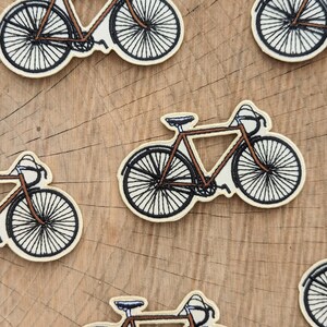 bike patch bicycle patch iron on bike patch iron on bicycle patch bike gift bicycle gift vintage bike patch image 4