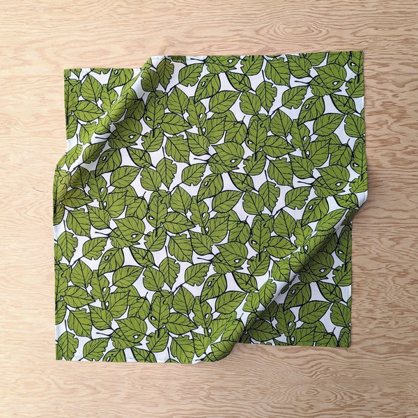 bandana | bandana feuille | foulard feuille | bandana feuilles | foulard feuilles | bandana nature | foulard nature | bandana forêt | bandana des bois