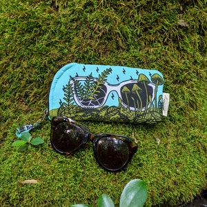 nature glasses case glasses case sunglass case sunglasses case glasses holder glasses case zipper zip glasses case image 2