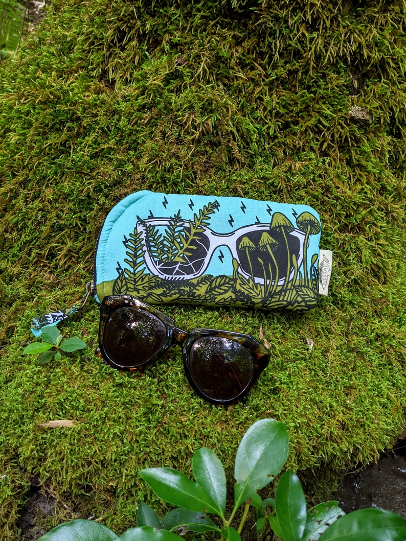 nature glasses case glasses case sunglass case sunglasses case glasses holder glasses case zipper zip glasses case image 2