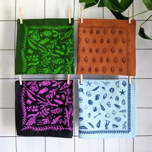 Bandana Forest Bandana Woodland Bandana Green Bandana Forest Scarf ...