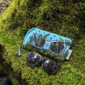 nature glasses case glasses case sunglass case sunglasses case glasses holder glasses case zipper zip glasses case image 5