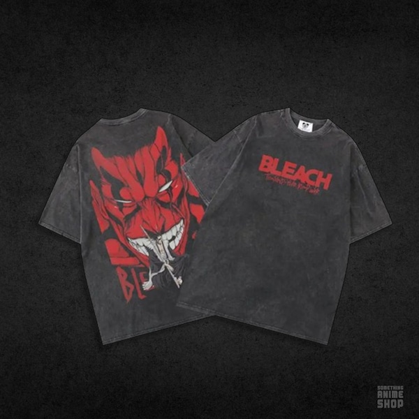 Vintage Oversize Bleach T-Shirt - For real anime fans | Retro Streetwear
